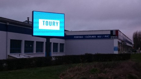 Communication écran LED